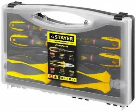 STAYER HERCULES набор губцевого инструмента с отвертками