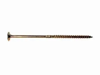Саморезы с прессшайбой Torx, по дереву, желтый цинк 6.0х 60 мм КРЕП-КОМП (200 шт)