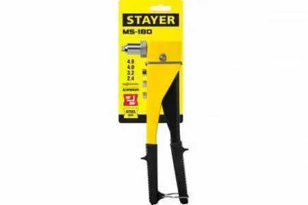 STAYER MS-180 переставной заклепочник 90-180°
