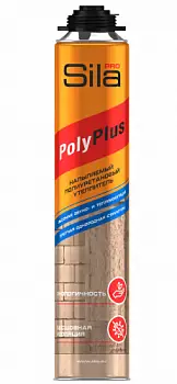Полиуретановый напыляемый утеплитель, 850 мл Sila Pro POLYPLUS,